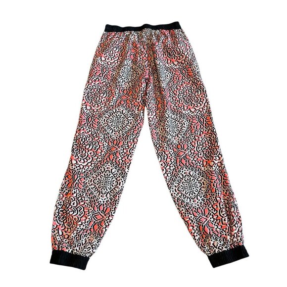 Topshop Petite Colorful Jogger Pants Boho Print Pull-On Drawstring Size 4P Women - Picture 6 of 11